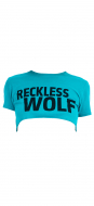 Reckless Turquoise Crop T-shirt